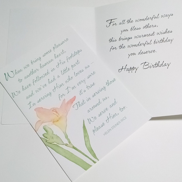 2/$20 8pk Helen Steiner Rice Cards - Picture 3 of 8